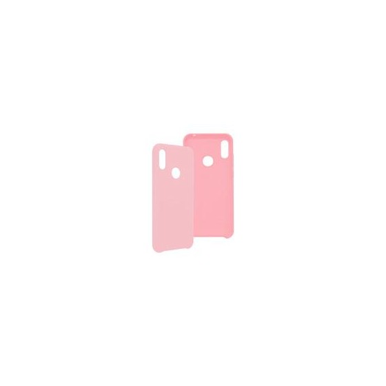 FUNDA GHIA DE SILICON COLOR ROSA CON MICA PARA HUAWEI Y6 2019