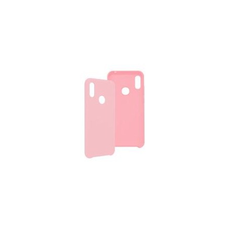 FUNDA GHIA DE SILICON COLOR ROSA CON MICA PARA HUAWEI Y6 2019