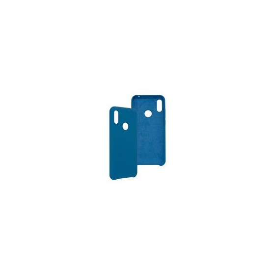 FUNDA GHIA DE SILICON COLOR AZUL CON MICA PARA HUAWEI Y6 2019