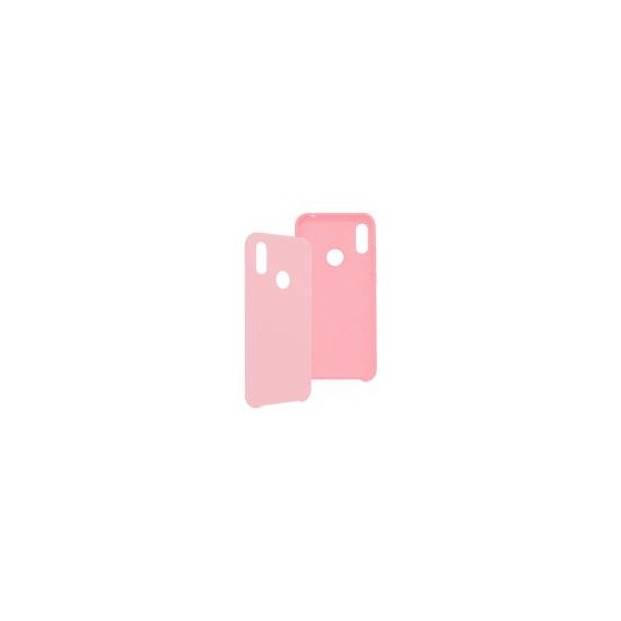 FUNDA GHIA DE SILICON COLOR ROSA CON MICA PARA HUAWEI Y6S