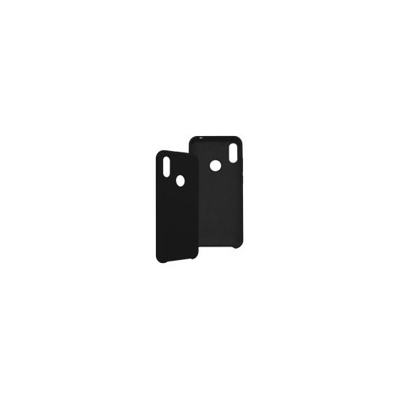 FUNDA GHIA DE  SILICON COLOR NEGRO CON MICA PARA HUAWEI Y6S