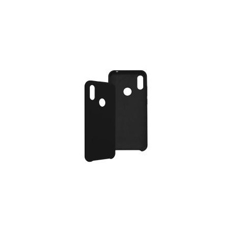 FUNDA GHIA DE  SILICON COLOR NEGRO CON MICA PARA HUAWEI Y6S