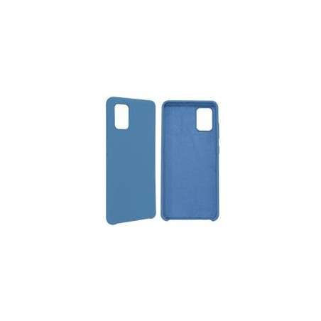 FUNDA GHIA DE SILICON COLOR AZUL CON MICA PARA SAMSUNG A51S