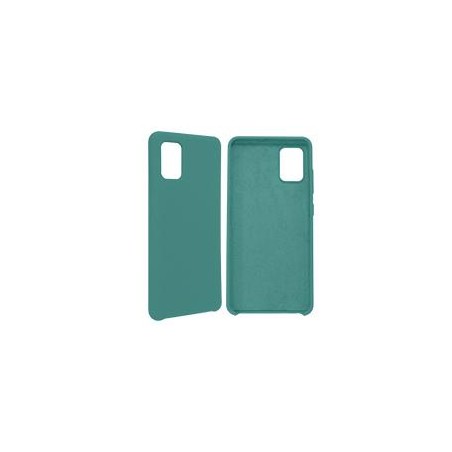 FUNDA GHIA DE SILICON COLOR VERDE CON MICA PARA SAMSUNG A51S