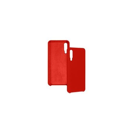 FUNDA GHIA DE  SILICON COLOR ROJA CON MICA PARA SAMSUNG A30S