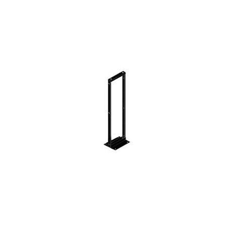 RACK NORTH SYSTEM 45 U.R. 2 POSTES 19 PULGADAS ALUMINIO LIGERO NEGRO LISO