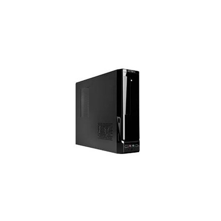 GABINETE ACTECK ATOM GS240 / MICRO TORRE SLIM / MICRO ATX, MINI ITX / FUENTE DE PODER SFX 450W / LECTOR DE TARJETAS / METAL / 