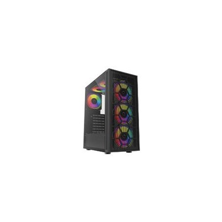 GABINETE BALAM RUSH DRAGONFLY MESH GM740 / MEDIA TORRE / ATX, MICRO ATX, MINI ITX / VENTILADOR RGB / PANEL CRISTAL TEMPLADO, M