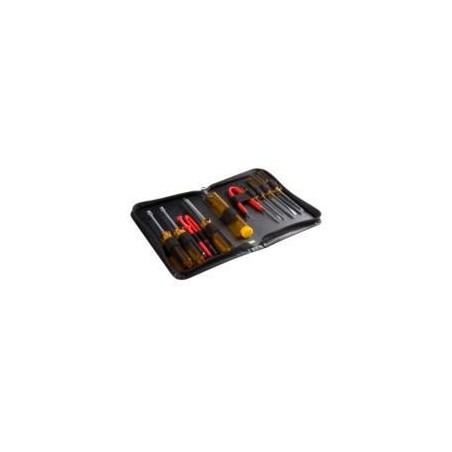JUEGO KIT SET DE REPARACIN HERRAMIENTAS COMPUTADORA PC 11 PIEZAS CON ESTUCHE - TORX PHILLIPS PLANO - EXTRACTOR DE CHIPS - STAR