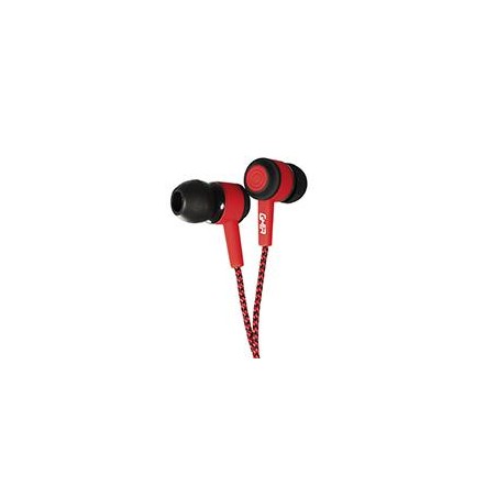 AUDIFONOS ALAMBRICOS GHIA COMET COLOR ROJO 3.5MM 1.2 METROS DE CABLE 3MW DE POTENCIA CON MANOS LIBRES