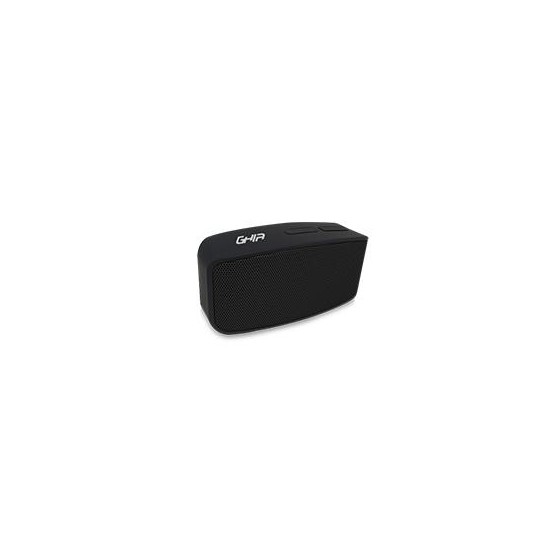 BOCINA BLUETOOTH W1 GHIA NEGRA / NEGRA 3W RMS AUX 3.5MM /RADIO FM /MICRO SD CARD Y USB