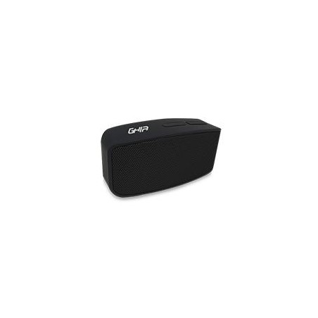 BOCINA BLUETOOTH W1 GHIA NEGRA / NEGRA 3W RMS AUX 3.5MM /RADIO FM /MICRO SD CARD Y USB