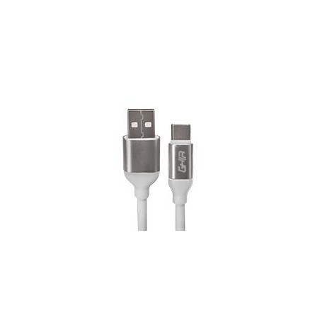 CABLE USB TIPO C GHIA 1M COLOR BLANCO