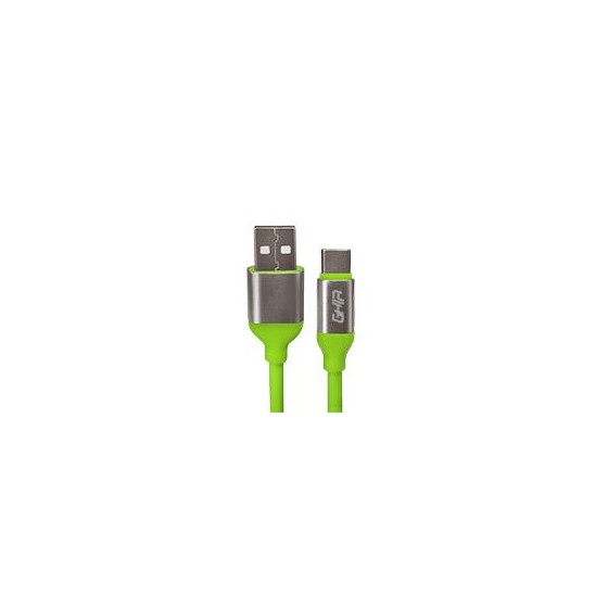 CABLE USB TIPO C GHIA 1M COLOR VERDE