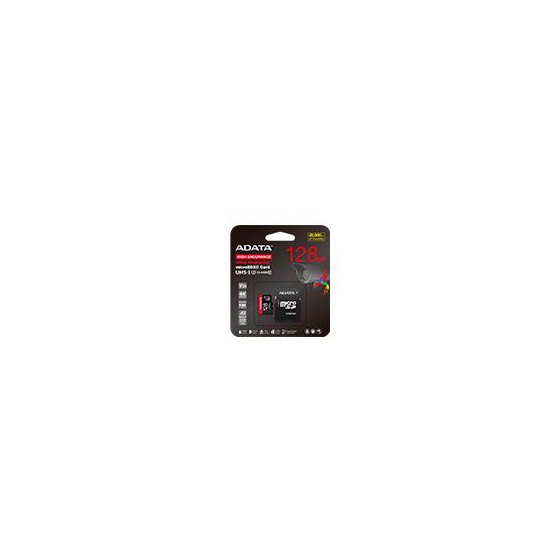 MEMORIA ADATA MICRO SDXC/SDHC 128GB UHS-I VIDEOVIGILANCIA 24/7 100MB/85MB 4K CLASE 10 U3 V30 A2 C/ADAPTADOR (AUSDX128GUI3V30SH