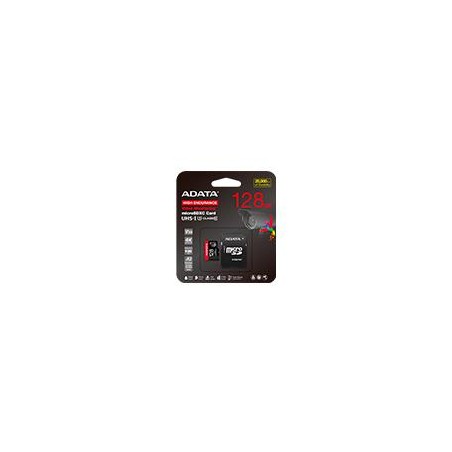 MEMORIA ADATA MICRO SDXC/SDHC 128GB UHS-I VIDEOVIGILANCIA 24/7 100MB/85MB 4K CLASE 10 U3 V30 A2 C/ADAPTADOR (AUSDX128GUI3V30SH