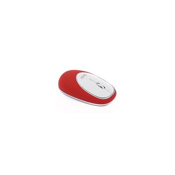 MOUSE ERGONOMICO DE MEMORY FOAM GHIA ROJO/BLANCO / INALAMBRICO/1000 DPI