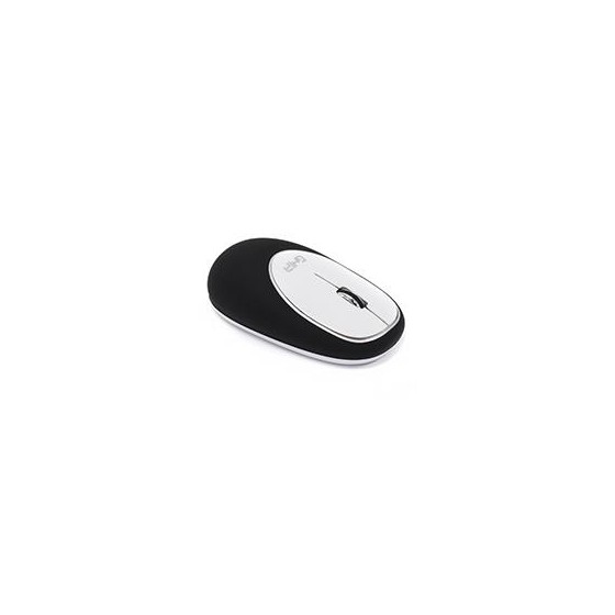 MOUSE ERGONOMICO DE MEMORY FOAM GHIA NEGRO/BLANCO / INALAMBRICO/1000 DPI