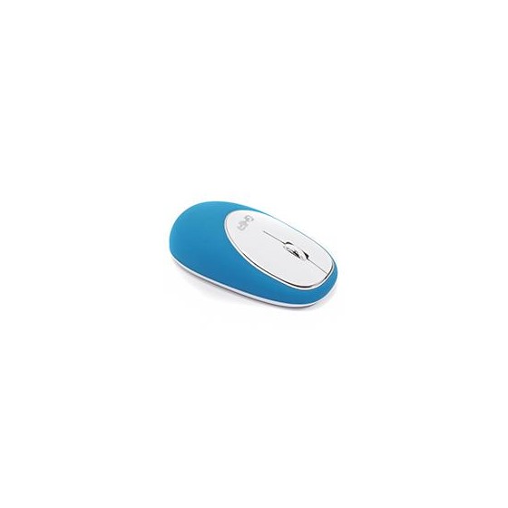 MOUSE ERGONOMICO DE MEMORY FOAM GHIA AZUL/BLANCO /INALAMBRICO/ 1000 DPI