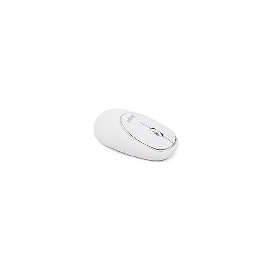 MOUSE ERGONOMICO DE MEMORY FOAM GHIA BLANCO/BLANCO /INALAMBRICO/ 1000 DPI