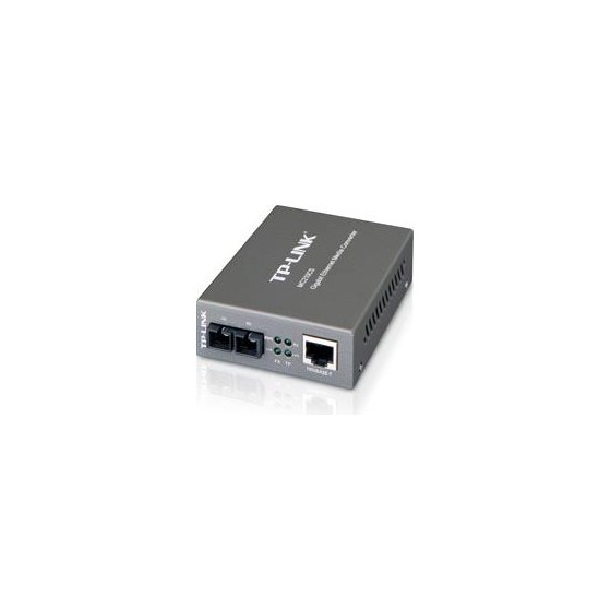 CONVERTIDOR DE MEDIOS TP-LINK MC210CS MONO MODO CONECTOR DE FIBRA SC A RJ45 1000MBPS DUPLEX TOTAL HASTA 15KM