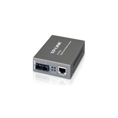 CONVERTIDOR DE MEDIOS TP-LINK MC210CS MONO MODO CONECTOR DE FIBRA SC A RJ45 1000MBPS DUPLEX TOTAL HASTA 15KM