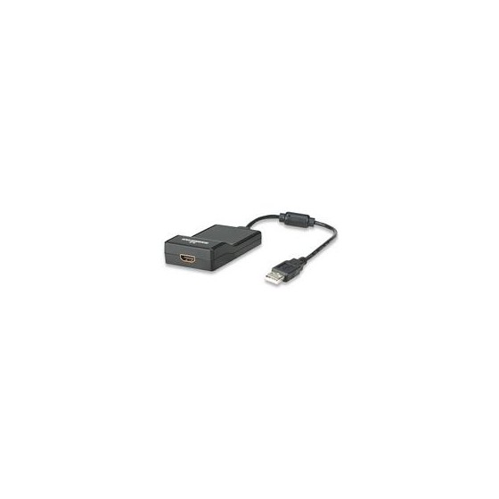 CONVERTIDOR VIDEO,MANHATTAN,151061, USB 2.0 A HDMI H