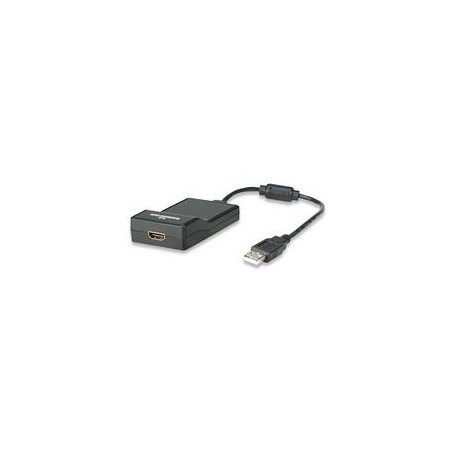 CONVERTIDOR VIDEO,MANHATTAN,151061, USB 2.0 A HDMI H