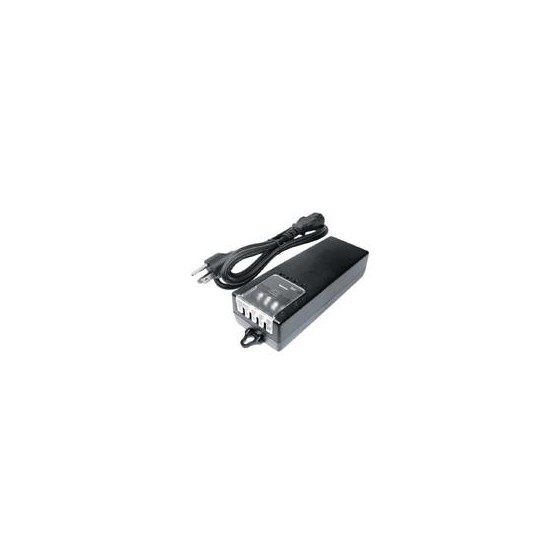 FUENTE DE PODER/ SAXXON/ PSU1250D4D/ FUENTE DE PODER DE PODER DE 4 CANALES 12 VCC 5 AMPERES/ 1.25 AMPER POR CANAL/ COLOR NEGRO