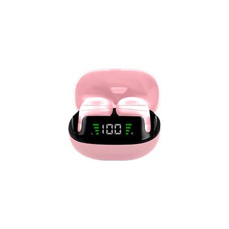 AUDIFONOS MINI INALAMBRICOS BLUETOOTH TWS PERFECT CHOICE TINY BEATZ - ROSA