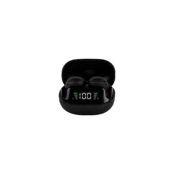 AUDIFONOS MINI INALAMBRICOS BLUETOOTH TWS PERFECT CHOICE TINY BEATZ - NEGRO