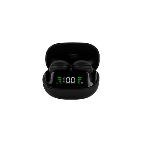 AUDIFONOS MINI INALAMBRICOS BLUETOOTH TWS PERFECT CHOICE TINY BEATZ - NEGRO