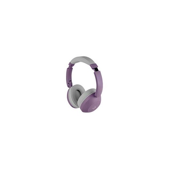 AUDIFONOS ON-EAR INALAMBRICOS PLEGABLES MANOS LIBRES CON BT PERFECT CHOICE SOUNDIA - MORADO//SUSTITUYEN SPK-1671/PC-116769