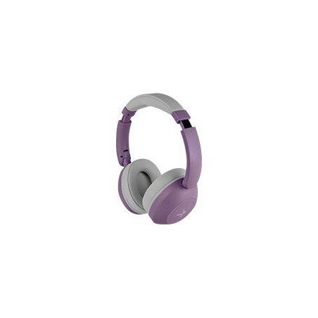 AUDIFONOS ON-EAR INALAMBRICOS PLEGABLES MANOS LIBRES CON BT PERFECT CHOICE SOUNDIA - MORADO//SUSTITUYEN SPK-1671/PC-116769