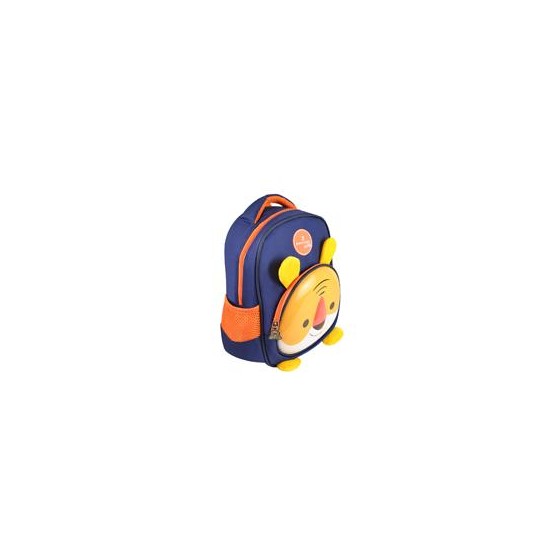 MOCHILA PREESCOLAR PERFECT CHOICE PARA NINOS MULTIPLES COMPARTIMIENTOS DREAMER - TIGRE