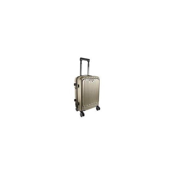 MALETA RIGIDA ROTACION 360 GRADOS EN RUEDAS CON TROLLEY PERFECT CHOICE AIRLY - GRIS