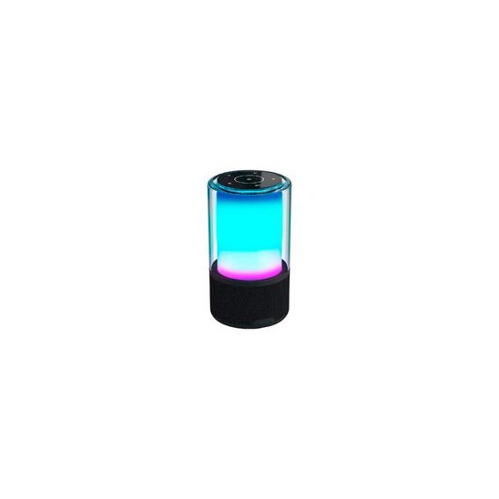 BOCINA ACTECK GLEE PURE AP70 / INALAMBRICA / BLUETOOTH - CONEXION TWS Â 3.5 MM / SONIDO ESTEREO / 20 W / ILUMINACION LED / 