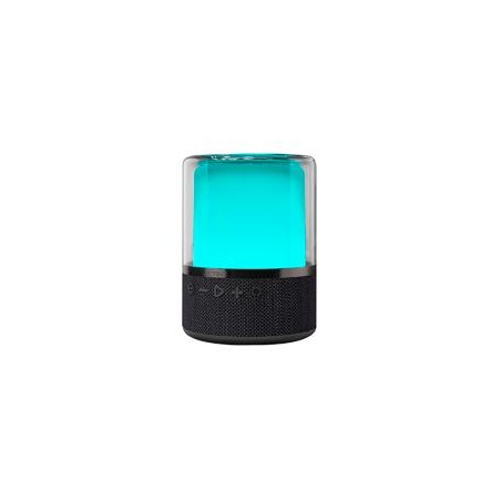 BOCINA ACTECK GLEE PURE AP50 / INALAMBRICA / BLUETOOTH - CONEXION TWS Â 3.5 MM / SONIDO ESTEREO / 10 W / ILUMINACION LED / 