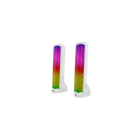 BOCINA GAMER BALAM RUSH GLIMM TOWER BG575 / ALAMBRICA USB / BLUETOOTH CONEXIN 3.5 MM / SONIDO ESTEREO / 10 W / ILUMINACION LED