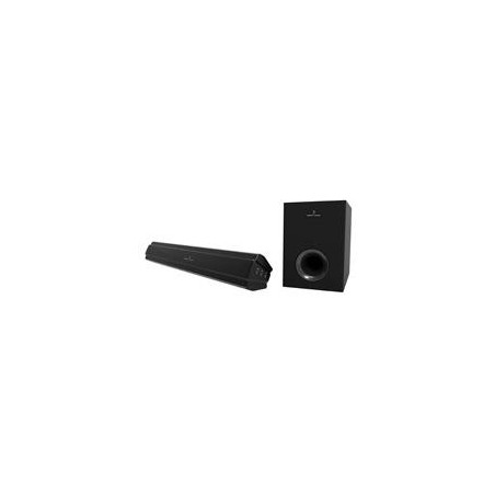 BARRA DE AUDIO BLUETOOTH SUBWOOFER DIGITAL 2.1 PERFECT CHOICE MINUETTO - NEGRO