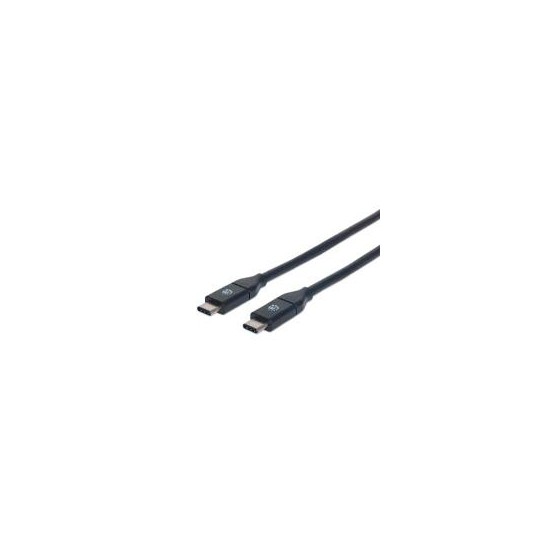 CABLE USB,MANHATTAN,354899,-C V3.2, C-C  0.5M 10GBPS, 60W