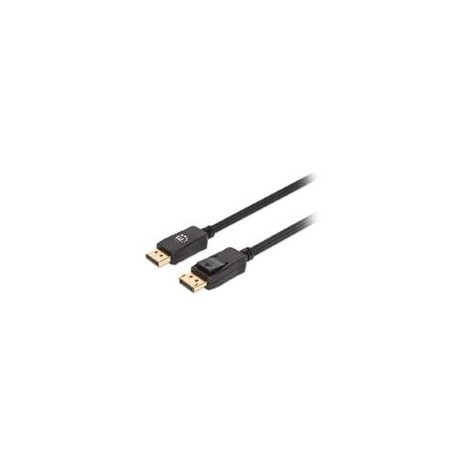 CABLE DISPLAYPORT,MANHATTAN,353625, V1.4 M-M 3.0M NEGRO 8K60HZ