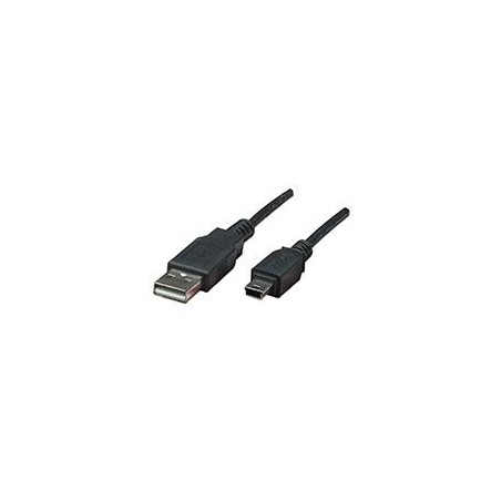 CABLE USB,MANHATTAN,302340, V2.0 A-MINI B 3.0M NEGRO