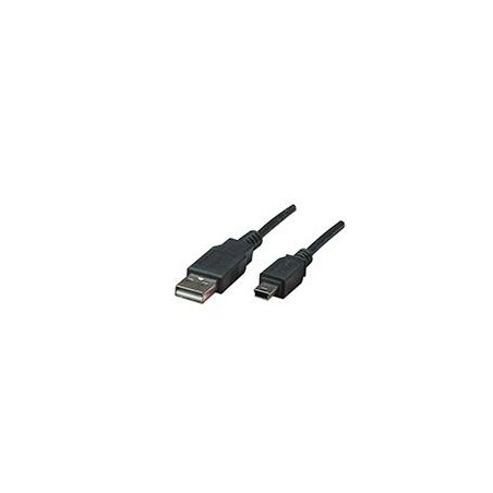 CABLE USB , MANHATTAN, 322638, V2.0 A-MINI B 0.9M NEGRO