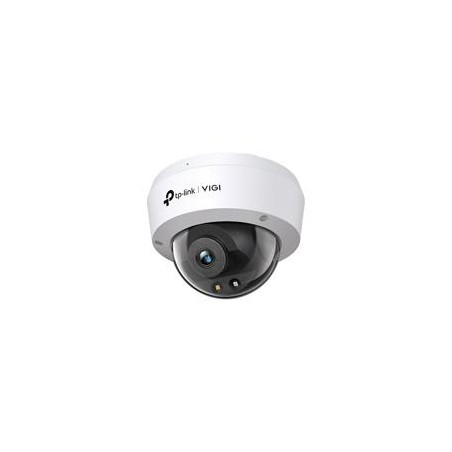 CAMARA IP DOMO TP-LINK VIGI C2402.8MM 4MP FULL COLOR CLASIFICADOR HUMANOS Y VEHICULOS IK10 H.265 POE/12 V CC IP67 ALMACENAMIEN