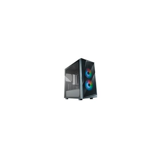 GABINETE COOLER MASTER CMP 320/NEGRO/MINI-TOWER/VENTILADORES ARGB INSTALADOS/GAMER.