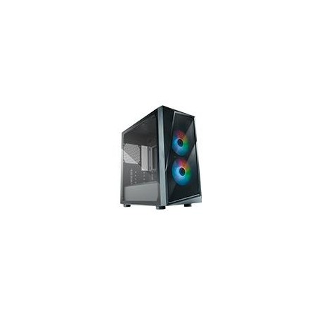 GABINETE COOLER MASTER CMP 320/NEGRO/MINI-TOWER/VENTILADORES ARGB INSTALADOS/GAMER.