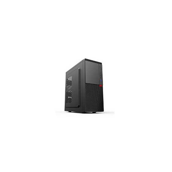 GABINETE MEDIA TORRE QUARONI ATX, MICRO ATX, MINI ITX/2USB 2.0 1USB 3.0/USB 3.0/FUENTE 500 W/NEGRO