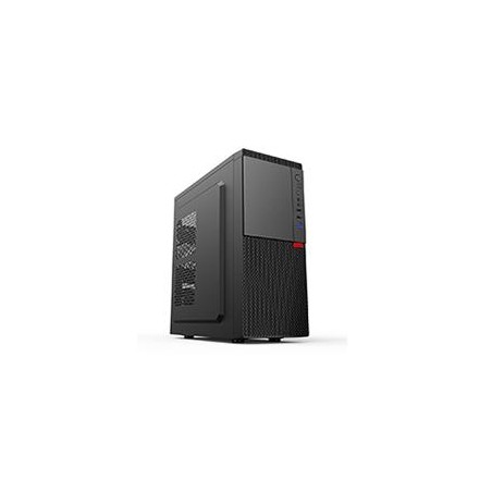 GABINETE MEDIA TORRE QUARONI ATX, MICRO ATX, MINI ITX/2USB 2.0 1USB 3.0/USB 3.0/FUENTE 500 W/NEGRO