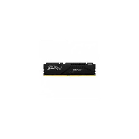 MEMORIA RAM KINGSTON DIMM DDR5 16GB 5600MT/S FURY BEAST BLACK XMP CL40 288PIN 1.25V C/DISIPADOR DE CALOR P/PC/GAMER/ALTO RENDI